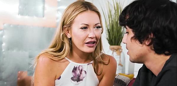  Adira Allure is having some problems with her lessons, luckily her stepbro is there to the rescue.Adira Allure just cant take her eyes off his COCK